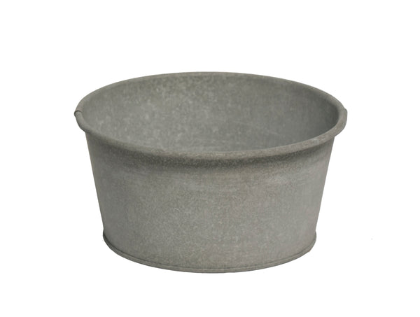 Zinc Old Look Pot Low D18H8,5