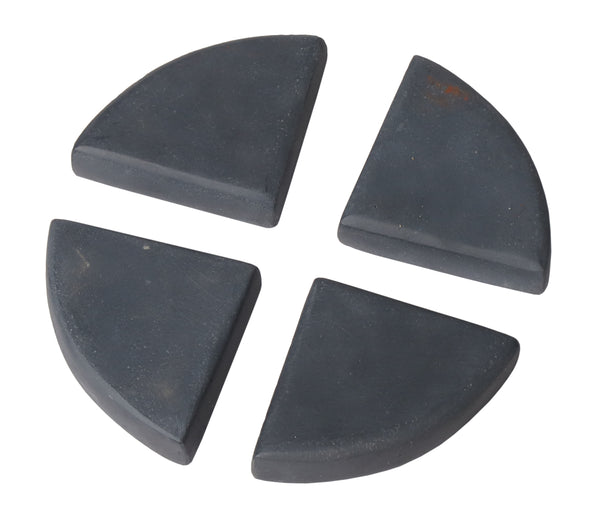 Clayfibre Potfeet Anthracite 1pc L8W8H2