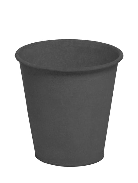 Zinc Vintage Black Pot D12,5H12,5