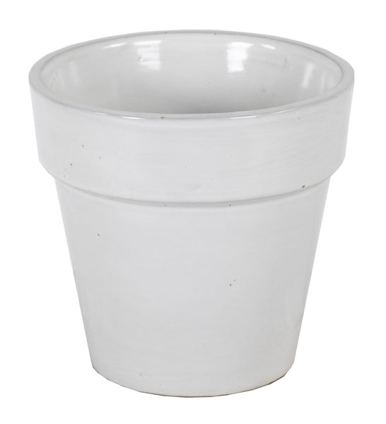 Grace Basic Pot Shiny White D17H17