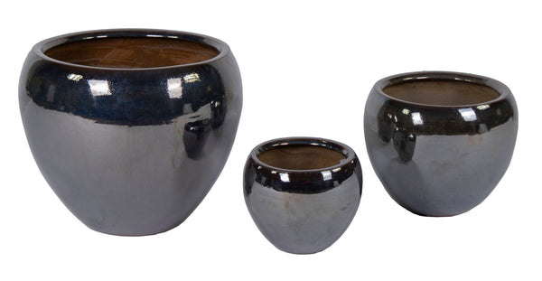 Grace Bowl Pot Bronze S3 D19/38H16.5/31