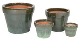 Glazed Basic Pot Moss Green S4 D18/47H16/39