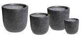 Clayfibre Egg Pot Anthracite S4 D25/45H25/43