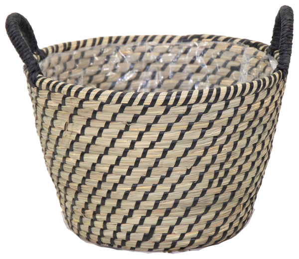 Banjul Potato Basket Black D33H22