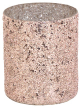 Strass Glass Cylinder Pink D 8.5H8.5