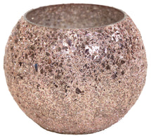 Strass Glass Bowl Pink D11H8.5